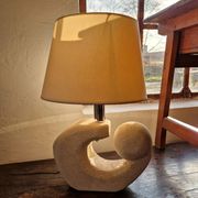 Stone sculptural lamp by Albert Tormos, France