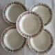 Limoges Bernardaud 5 Deep Plates in porcelain