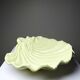 Small vintage rococo-style earthenware bowl or trinket dish with seashell motif, 1970s-80s