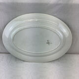 Plat ancien artisanal made in france digoin Sarreguemines