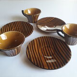 Domino model zebra coffee cups