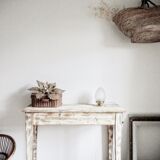 Patinated wooden console