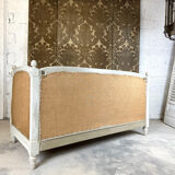 Louis XVI style alcove bed bench, 1900 period