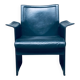 Postmodern Korium KM1 Leather Armchair by Tito Agnoli for Matteo Grassi, Italy, 1980s