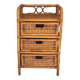 Commode rotin vintage
