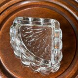 Cendrier en verre moulé