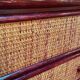 Rattan commode Roche Bobois Maugrion from the 1980s