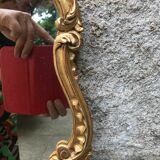 Miroir doré 31x22 cm