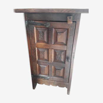 Rustic entrance furniture a carved door solid oak style with fitting