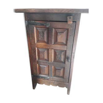 Rustic entrance furniture a carved door solid oak style with fitting