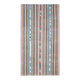 Tapis couloir vintage turc Oushak fait main en laine et coton bleu 163x306 des années 1970