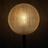 Italian floor lamp glass and brass