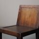 Set of 6 handcrafted oak chairs, France, circa 1970.