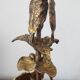 Golden Leaf Candle Holder