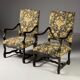 Ensemble de 2 fauteuils Os de Mouton