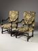 Ensemble de 2 fauteuils Os de Mouton