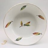 Set of 6 soup plates, bowl style “Digoin Sarreguemines / La Fontaine model”