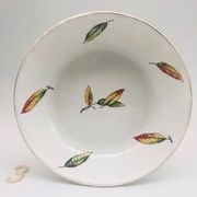 Set of 6 soup plates, bowl style “Digoin Sarreguemines / La Fontaine model”