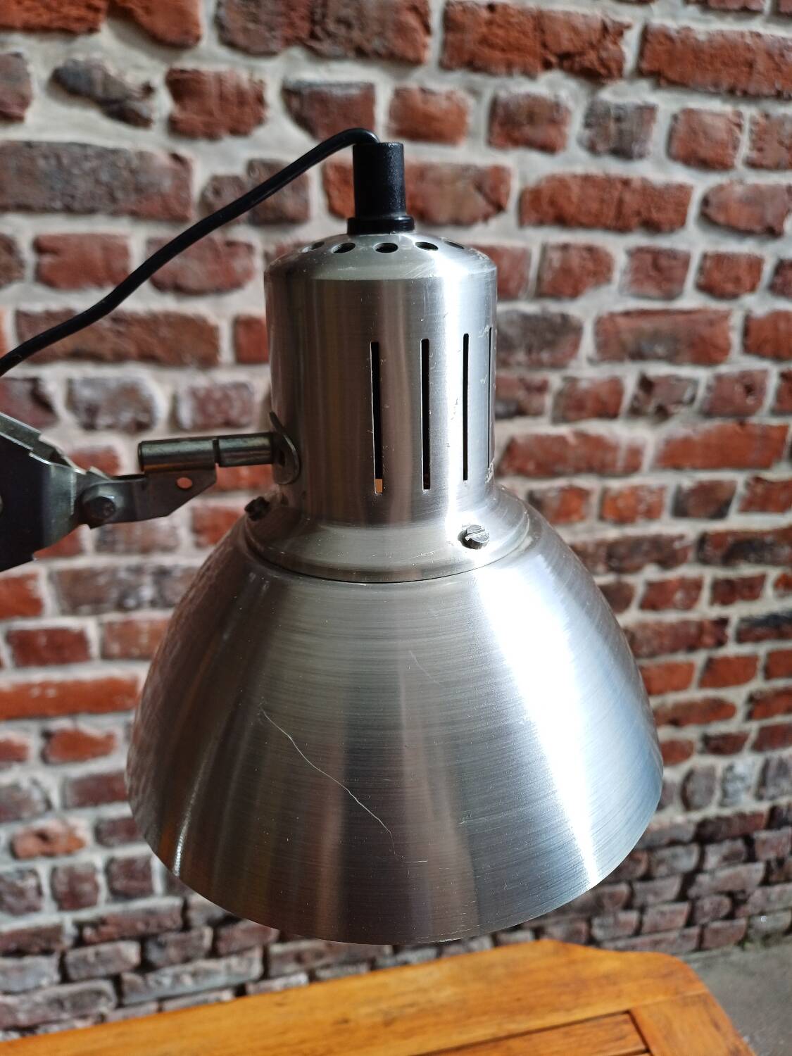 Aluminor lamp in chrome metal 80's