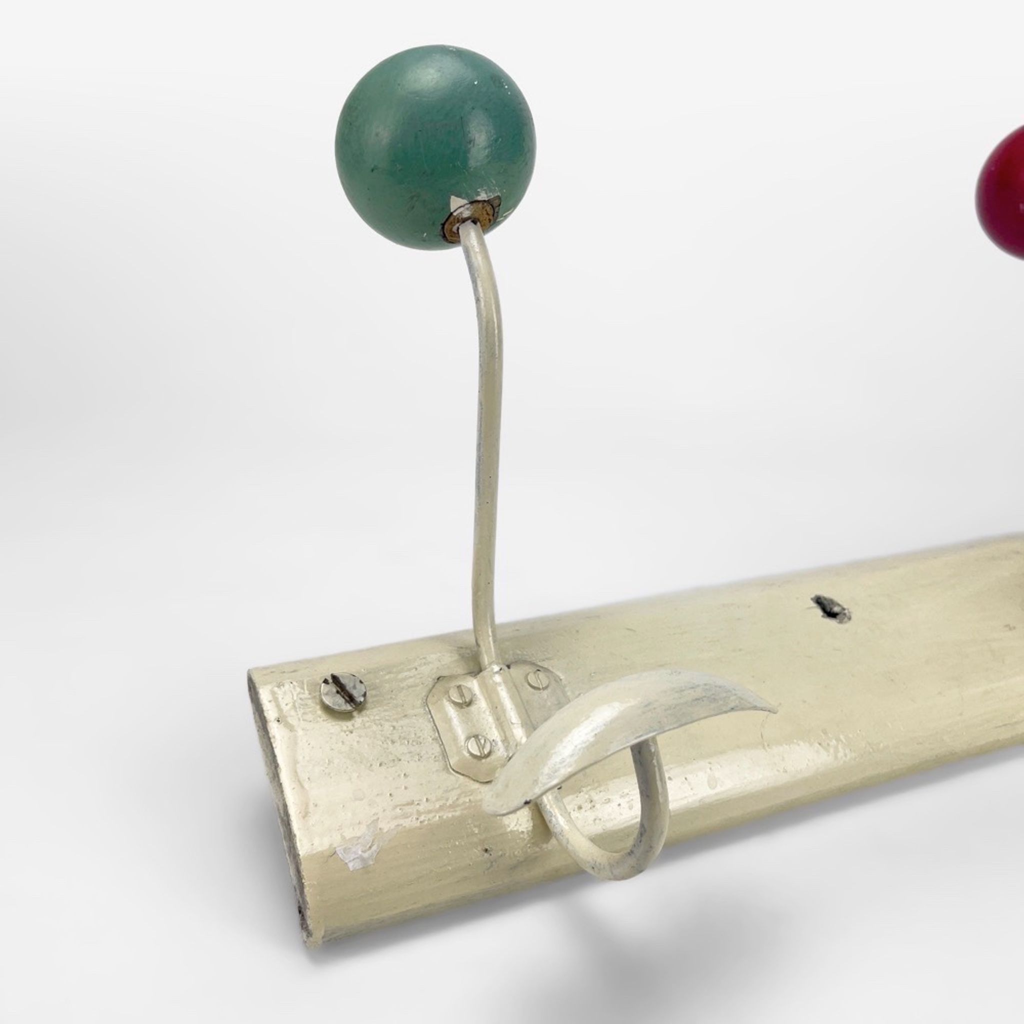 Wooden coat rack
