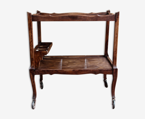 Desserte roulante en bois