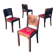 Art Deco Dining Chair Set, Belgium, 1920s, Set of 4