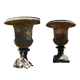 Pair of Médicis vases in cast iron