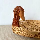 Duck woven wicker baskets