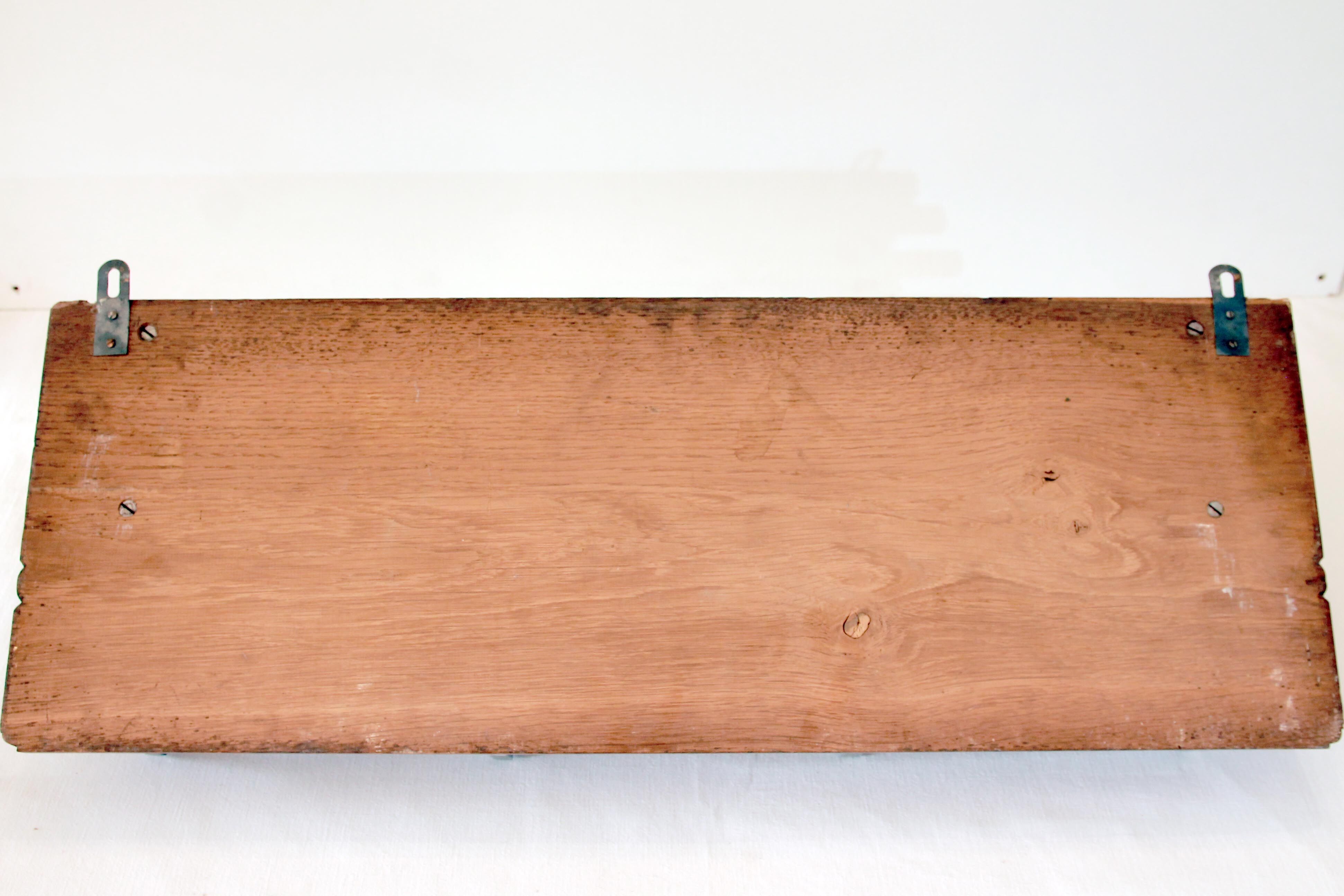 Baggage door and wooden coat rack