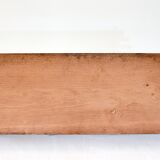 Baggage door and wooden coat rack