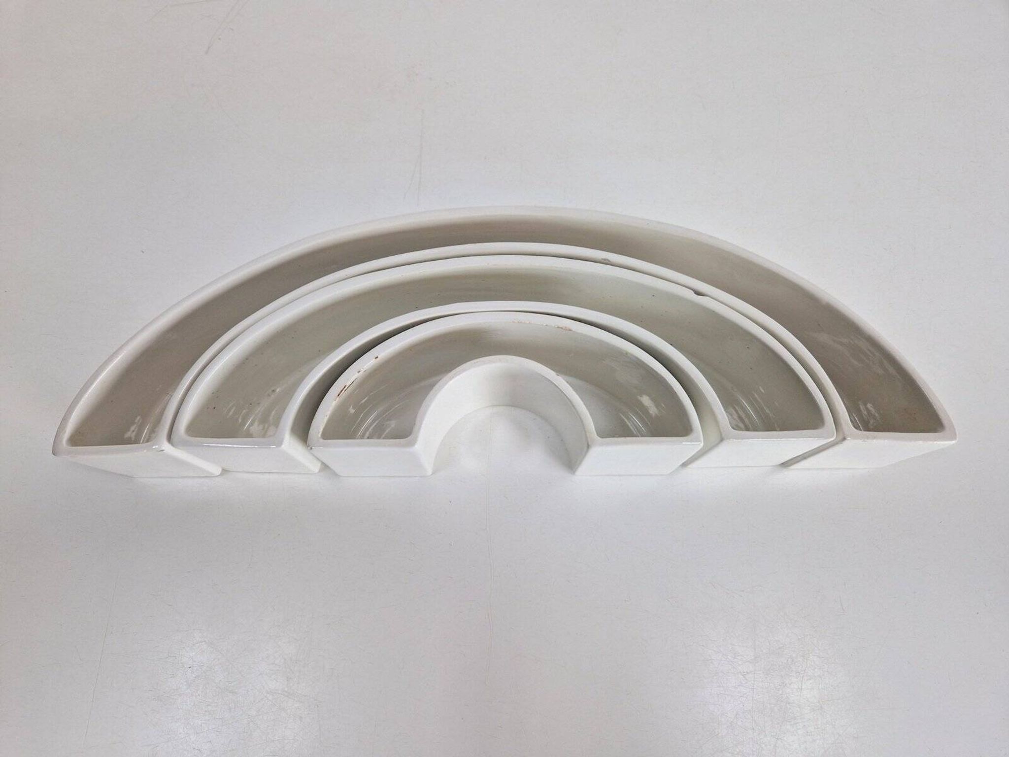 Tremiti Tondo Bowls in Ceramic by Angelo Mangiarotti for Danese Milano, 1964, Set of 3