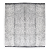 9x10 White Black %100 Wool Turkish Vintage Rug 277x296Cm