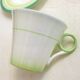 Art Deco English coffee service in porcelain from the 1930s.