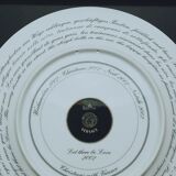 Assiette Rosenthal décorée par Versace