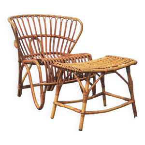 Fauteuil en rotin et - meubles