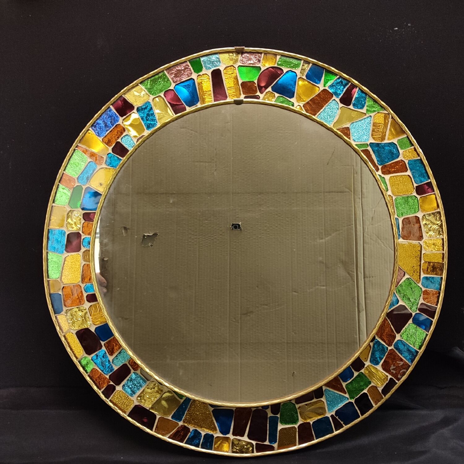 Glass mosaic mirror 1950
