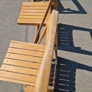 4 chaises pliantes par Aldo Jacober