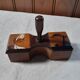 Pepper shaker wood, Breton subjects, vintage