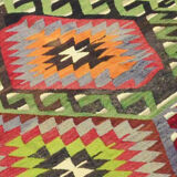 Anatolian handmade kilim rug 340 cm x 167 cm