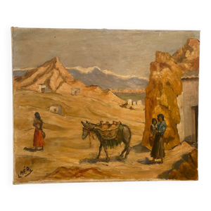 peinture paysage espagnol