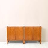 Pair of Scandinavian teak furniture