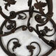 Large wrought iron lamppost, nineteenth
