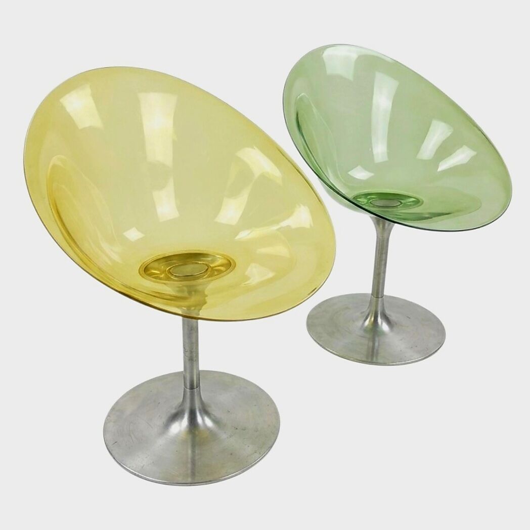 Authentic Kartell Eros Armchairs by Philippe Starck – Circa 2000