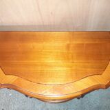 Curved console - entry furniture in cherry - sofa tip