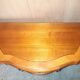 Curved console - entry furniture in cherry - sofa tip