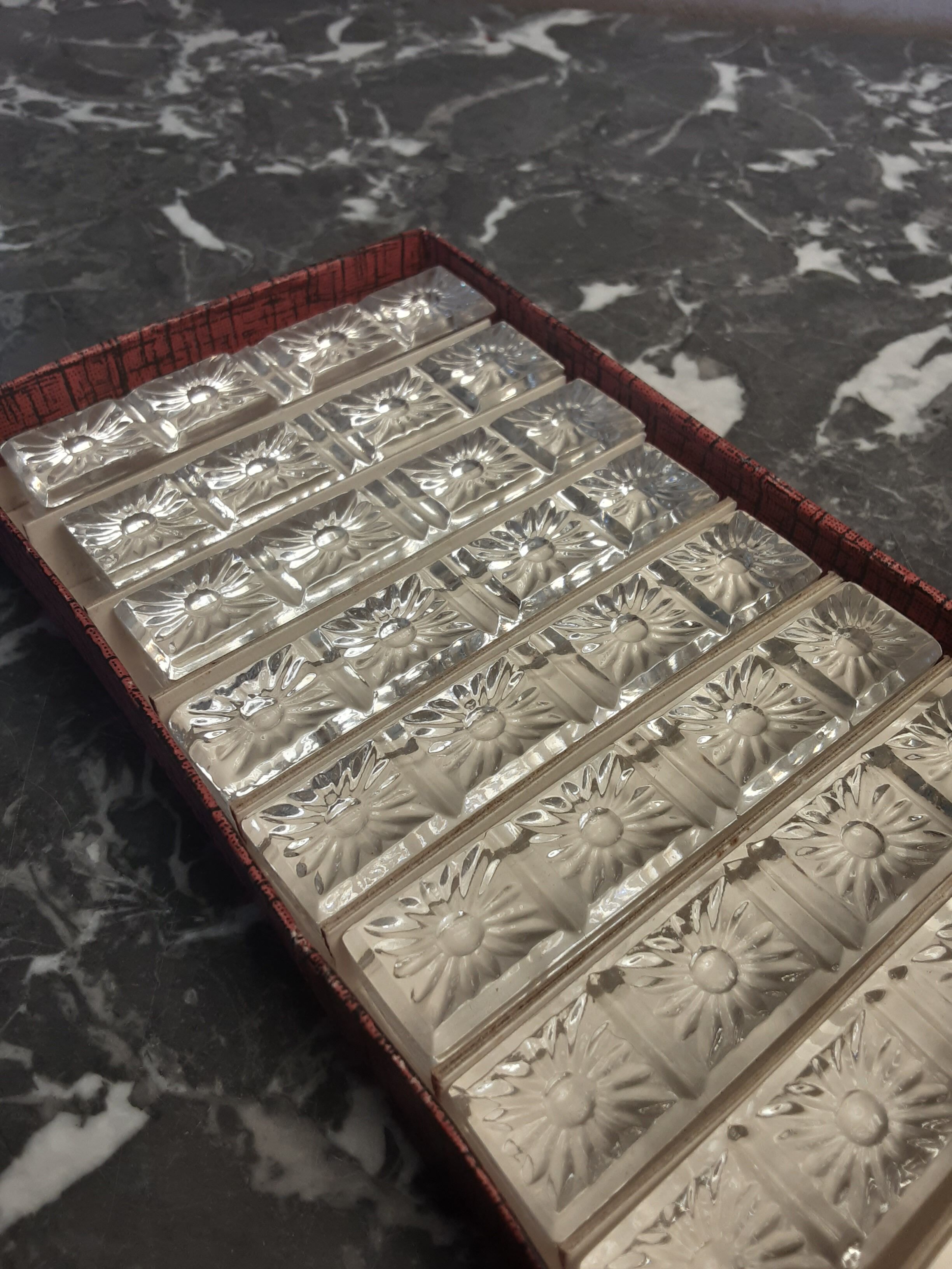 Crystal knife holder box - year 60
