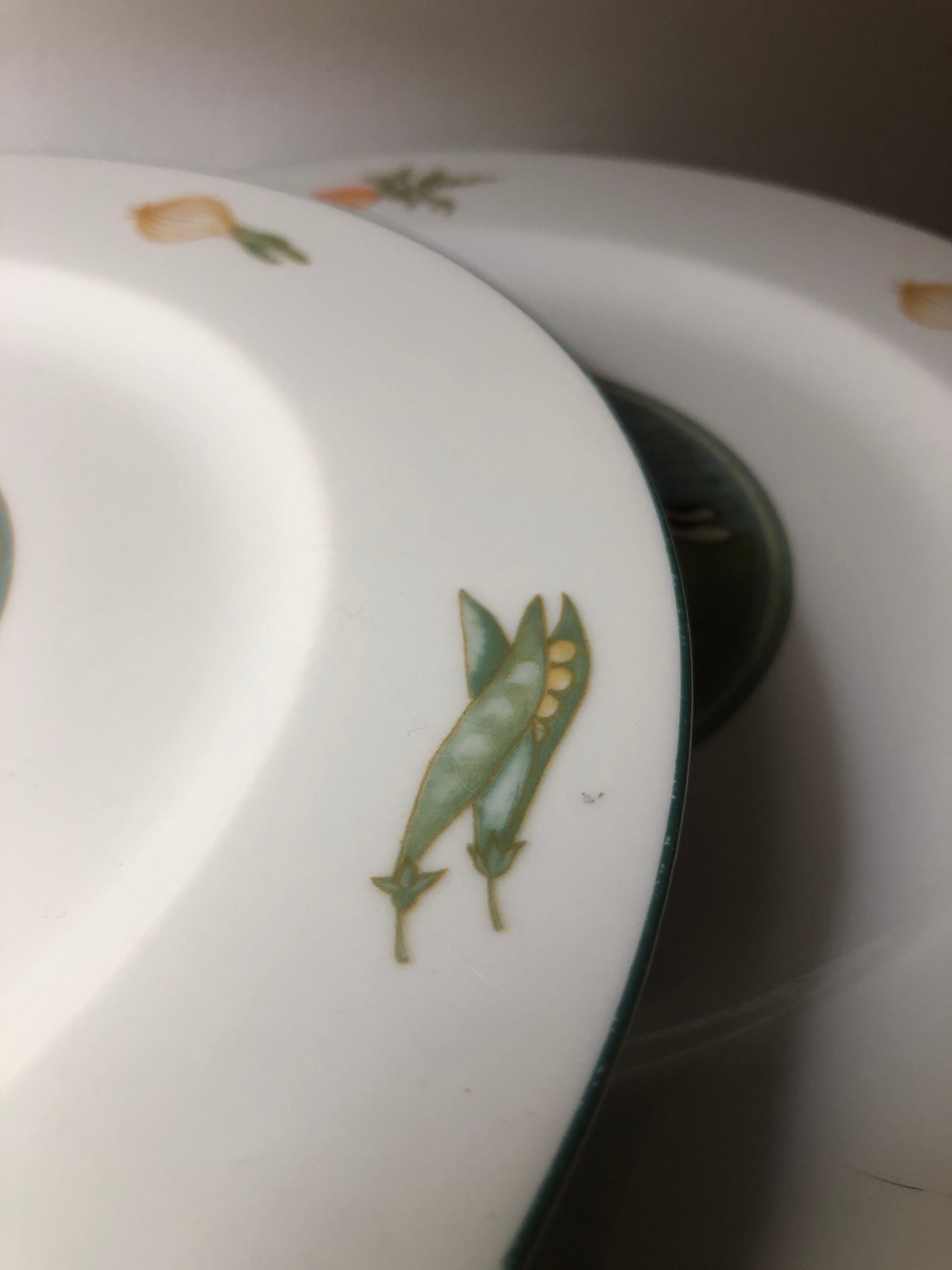 Hunter plates in fine German porcelain GIESCHE