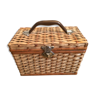 valise en rotin