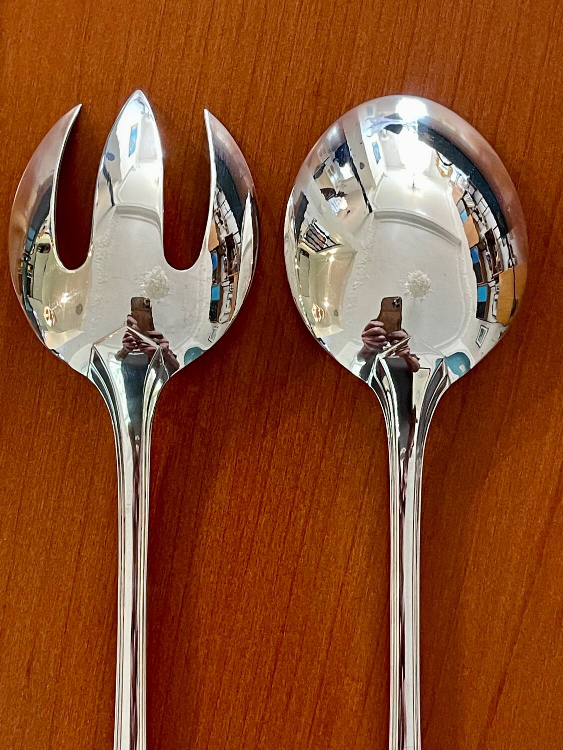 Christofle boréal, salad serving cutlery, very good condition