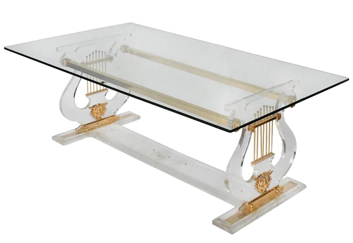 Table basse de style Hollywood Regency